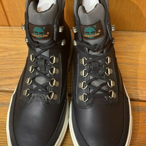 Timberland Men\'s Hommes Ashwood Park L/F Mid Hiker Boot Black Full Grain A2BPW main image 5